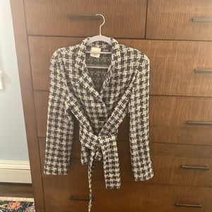 KAROL RICHARDSON Black & White Jacket. Gently worn; Good Condition; Size Small.